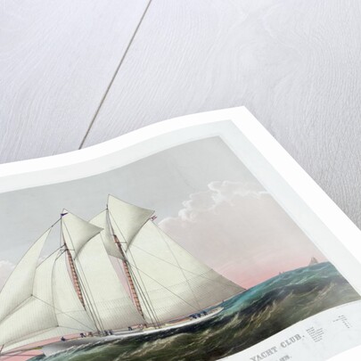 The Schooner Yacht Magic of the New York Yacht Club by Currier & Ives