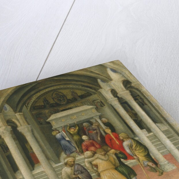 The Crippled and Sick Cured at the Tomb of Saint Nicholas by Gentile da Fabriano