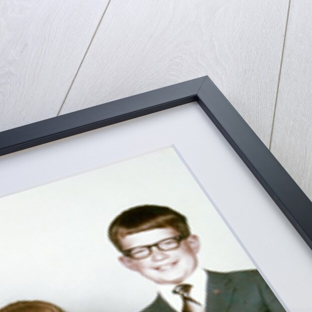 Family portrait of young family, ca. 1971. by Anonymous