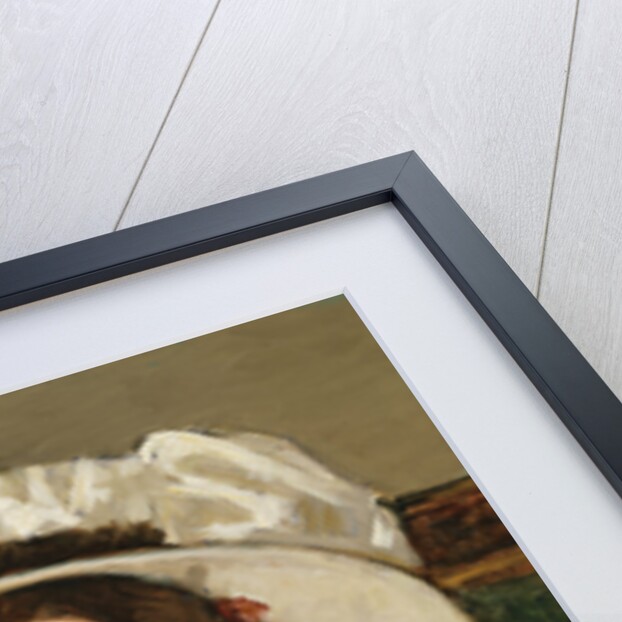 Francoise Wearing a Big White Hat by Mary Cassatt