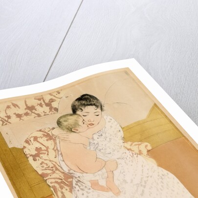 Maternal Caress by Mary Cassatt