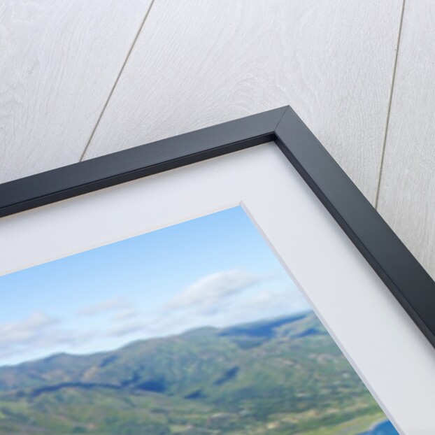 Aerial of West Maui Mountains and Waihee Golf course, Maui, Hawaii by Anonymous