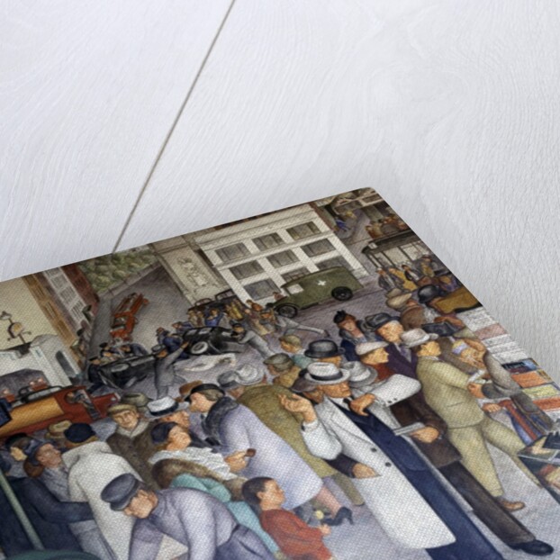 Detail of City Life by Victor Arnautoff