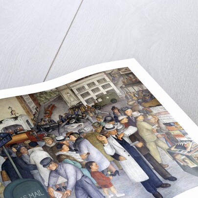 Detail of City Life by Victor Arnautoff