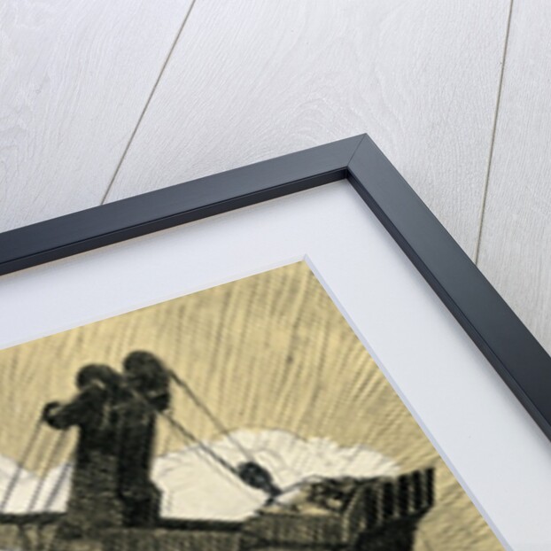 Industrial Construction with Steam Shovel and Laborers by Anonymous