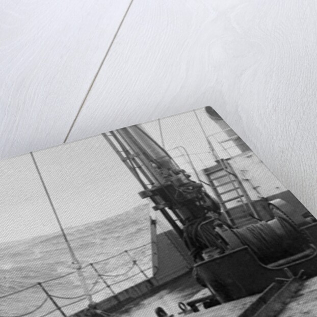 S.S. American Trader Riding High Waves on Open Sea by Anonymous
