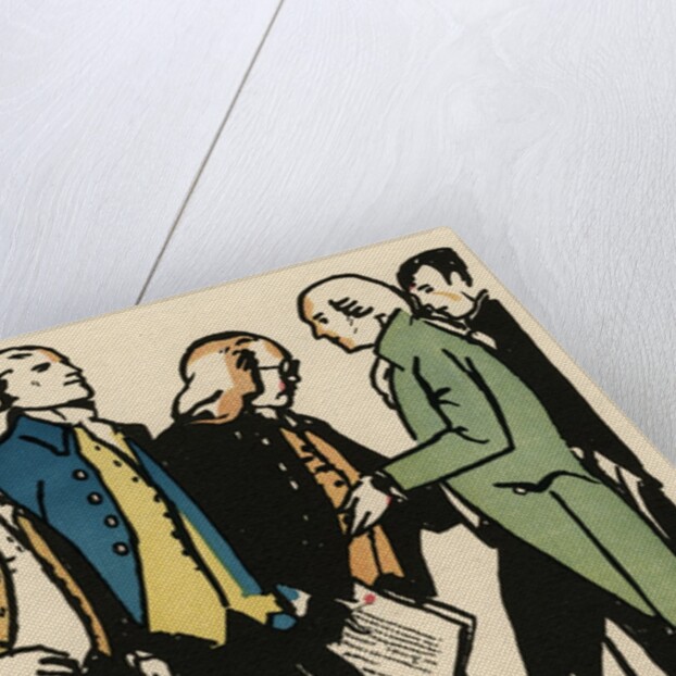 Authors of the Declaration of Independence in 1776 by Anonymous