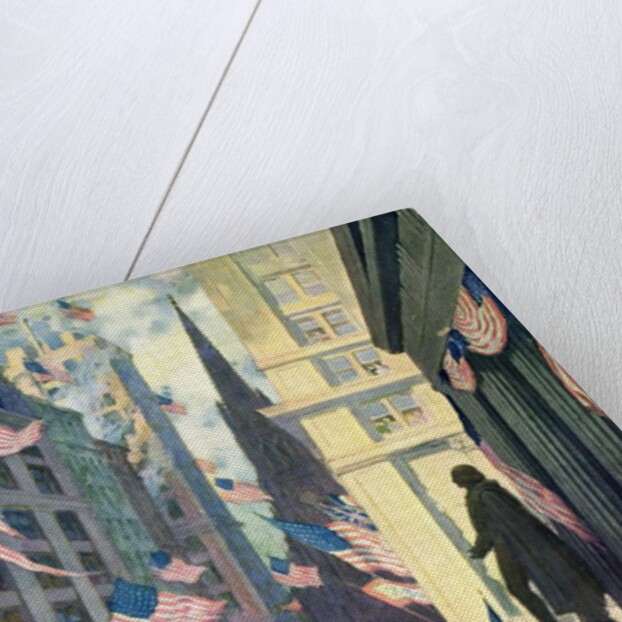 Douglas Fairbanks Speaking at Wall Street for the Liberty Loan of 1918 by Anonymous