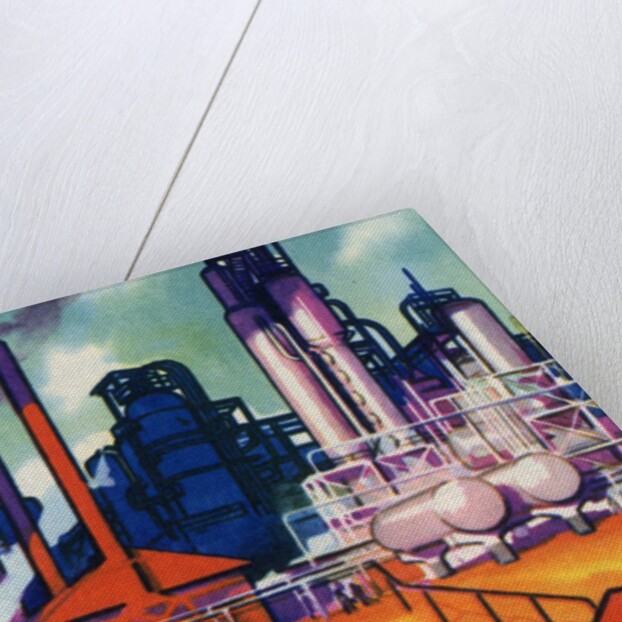 Oil Series: Oil Refinery by Anonymous