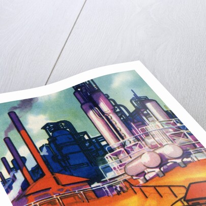Oil Series: Oil Refinery by Anonymous