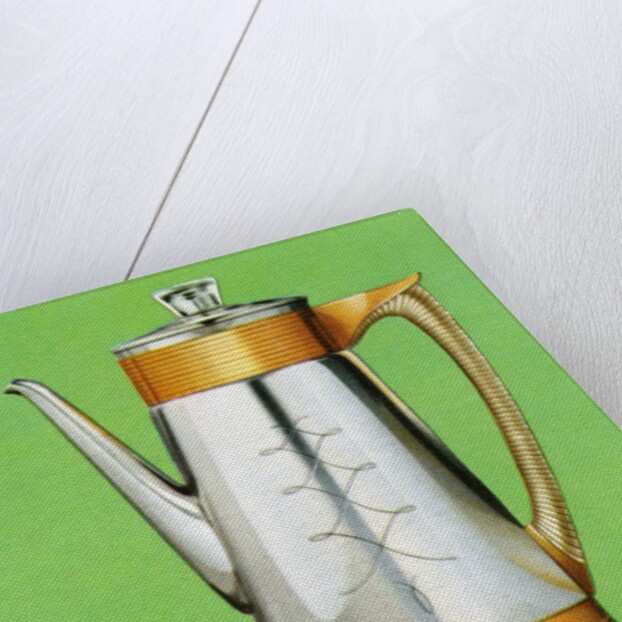 Vintage 1950s Chrome Coffee Percolator by Anonymous