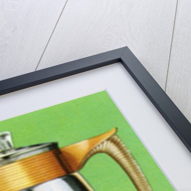 Vintage 1950s Chrome Coffee Percolator by Anonymous