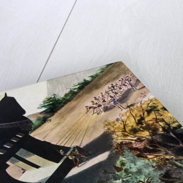 Greek Soldiers Entering Troy with the Trojan Horse. by Anonymous