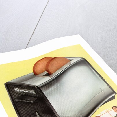 Vintage 1950s Illustration of a Chrome Toaster. by Anonymous