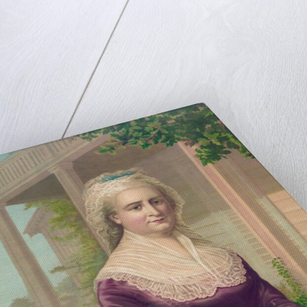 Portrait of Martha Washington by Anonymous