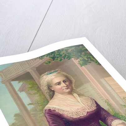 Portrait of Martha Washington by Anonymous