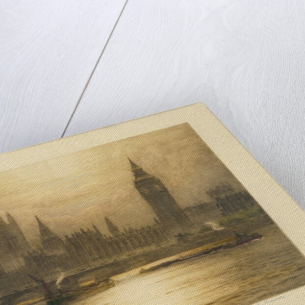 Color etching of Westminster by Anonymous