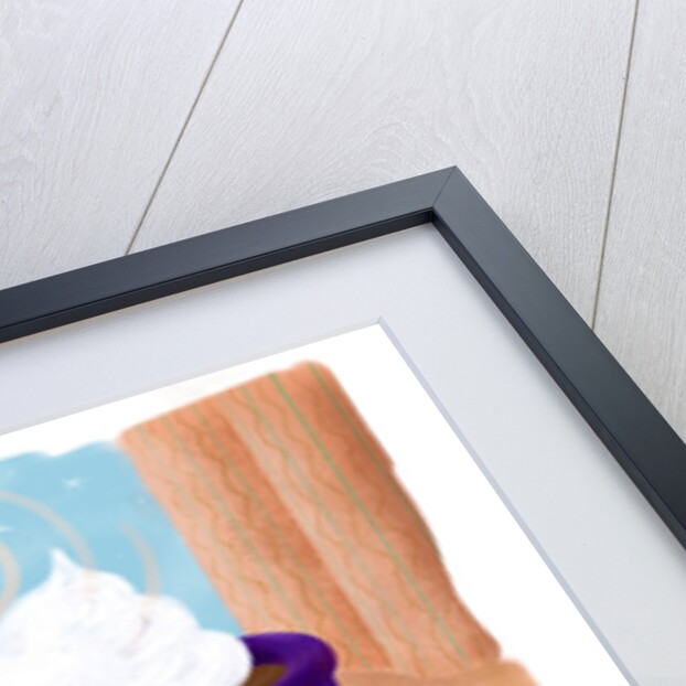 A delicious cup of hot cocoa complete with whip cream by Anonymous