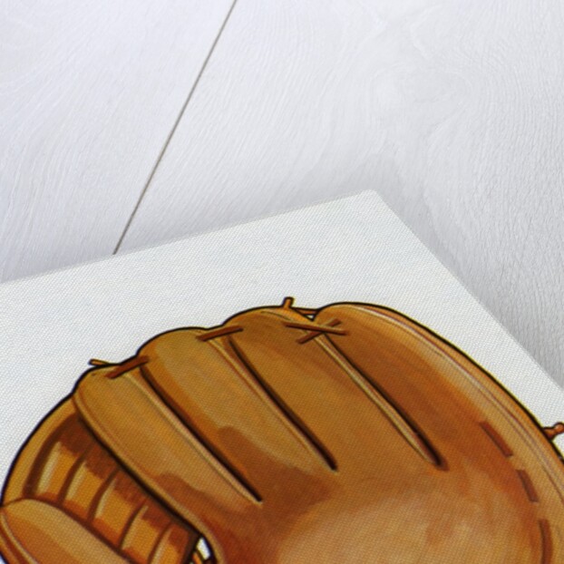 1960s Illustration of a Baseball Glove. by Anonymous