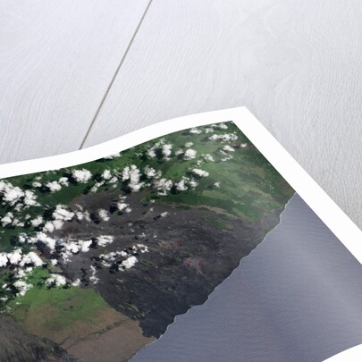 Lava Flows on the Kilauea's Pali by Anonymous