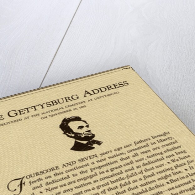 Lincoln's Gettysburg Address. by Anonymous