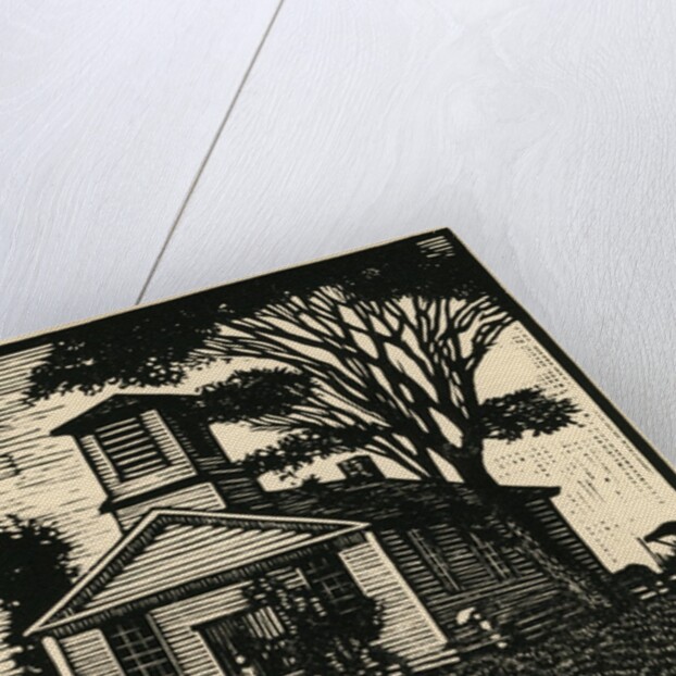 Early American Meeting House. by Anonymous