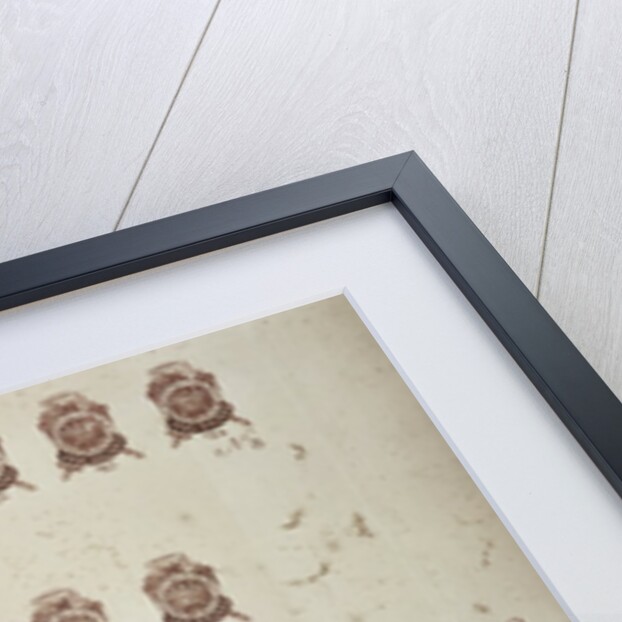 British penny revenue stamps for American colonies by Anonymous