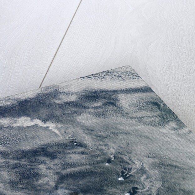 Volcano and cloud vortices in the South Sandwich Islands by Anonymous