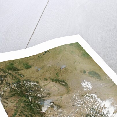 Fontenelle Fire in Wyoming by Anonymous