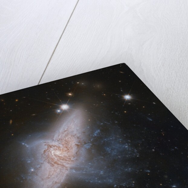Overlapping galaxies by Anonymous