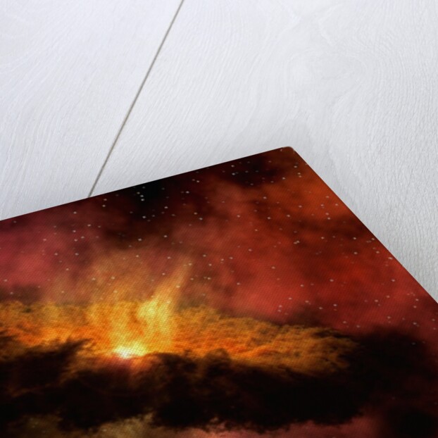 Artist's Conception of Planet-Forming Disk Around a Baby Star by Anonymous