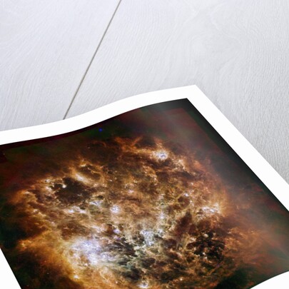 Large Magellanic Cloud galaxy in infrared light by Anonymous