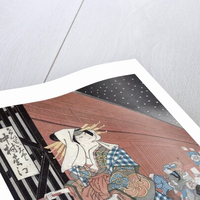 The Actor Nakamura Matsue in the Role of Keisei Miyako attributed to GanryÅ�sai Kuniho by Anonymous