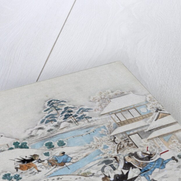 JÅ«ichidanme - act eleven of the ChÅ«shingura - searching the grounds by Anonymous