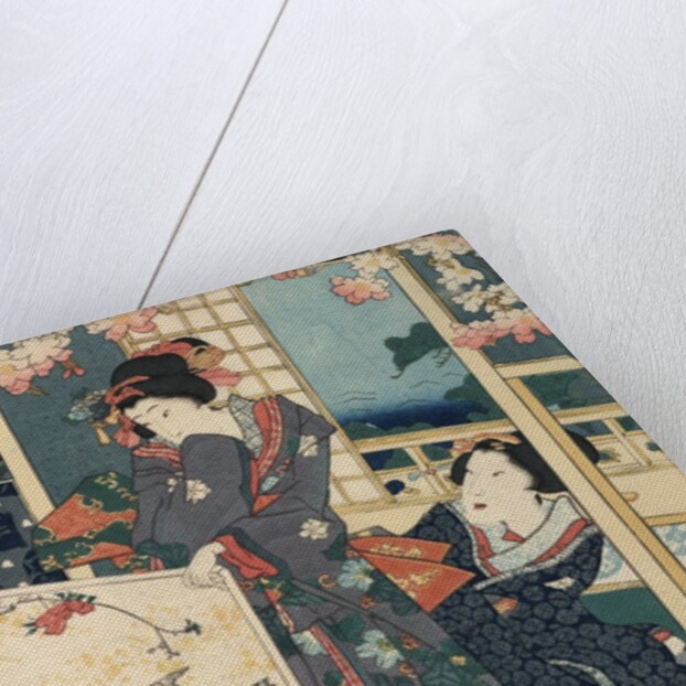 Flower performance by Toyohara Kunichika