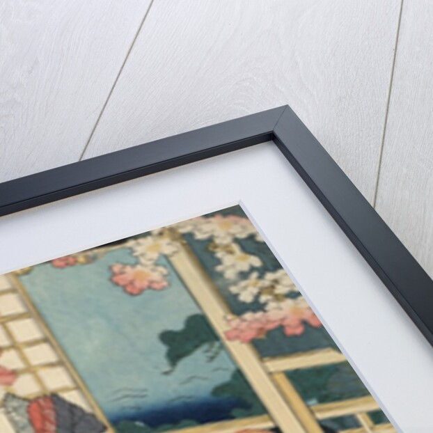 Flower performance by Toyohara Kunichika