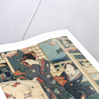 Flower performance by Toyohara Kunichika