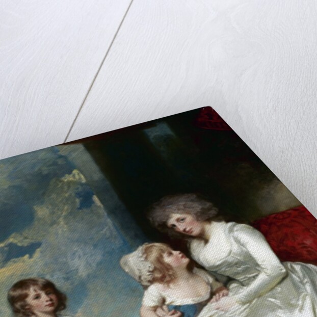 Henrietta, Countess of Warwick, and Her Children by George Romney