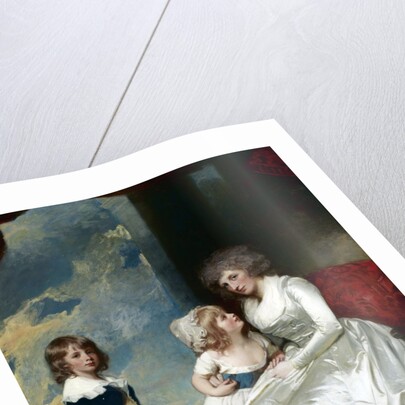 Henrietta, Countess of Warwick, and Her Children by George Romney