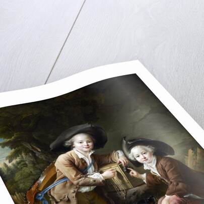 The Comte and Chevalier de Choiseul as Savoyards by François-Hubert Drouais