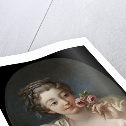 Girl with Roses by Workshop of François Boucher