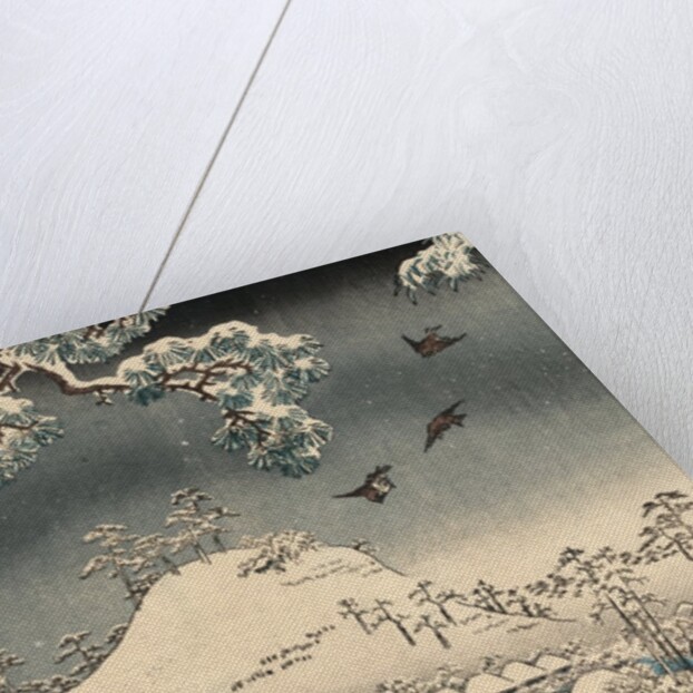 A modern version of the Tale of Genji in snow scenes by Anonymous