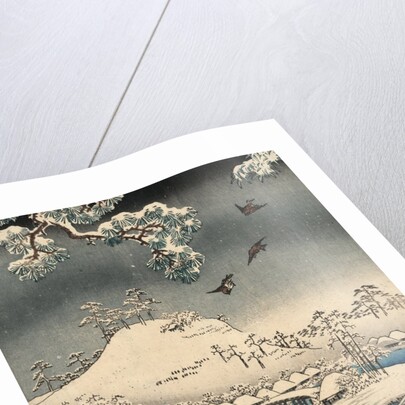 A modern version of the Tale of Genji in snow scenes by Anonymous