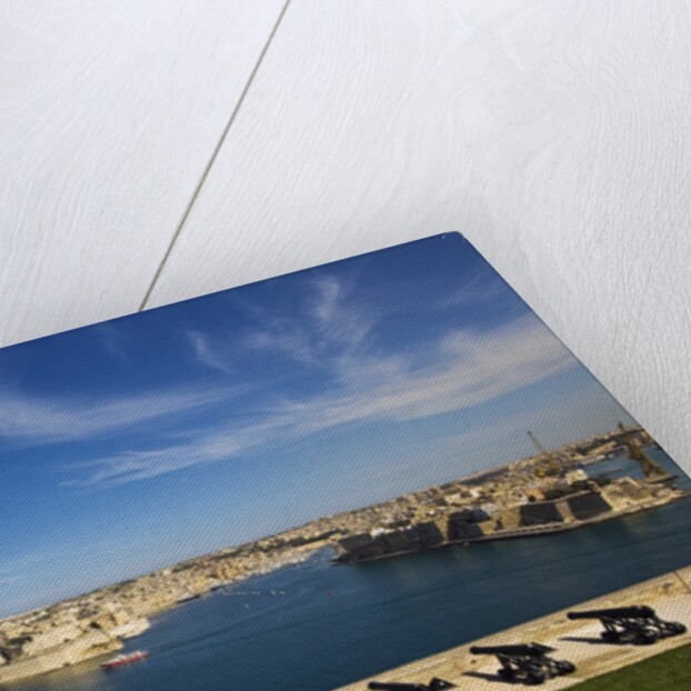 View of Vittoriosa and Senglea from Upper Barrakka Gardens by Anonymous