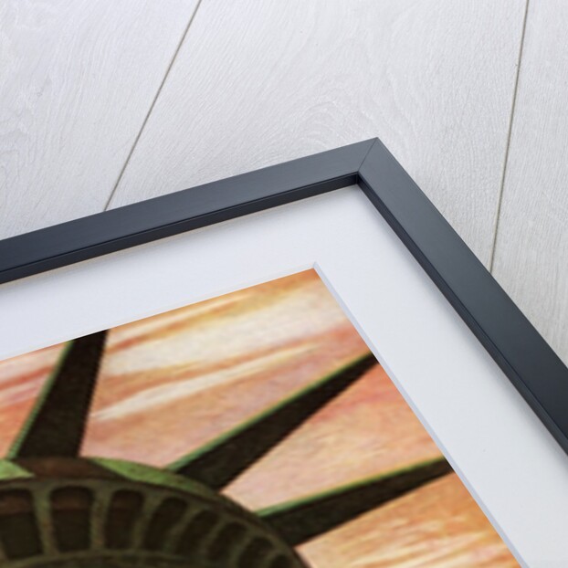 Close-Up Aerial View of the Statue of Liberty. by Anonymous