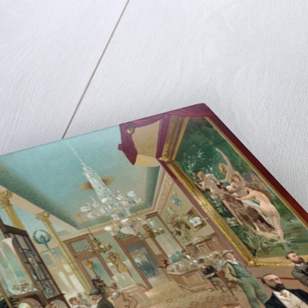 Interior view of the Hoffman House bar by Anonymous