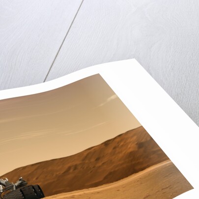 Curiosity Rover on Mars by Anonymous