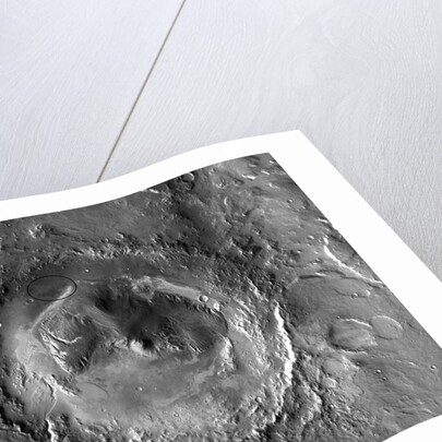 Gale Crater: Landing Site of Mars Rover Curiosity by Anonymous