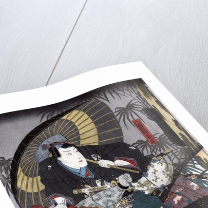 An actor in the role of Hachiman Taro Yoshiie by Anonymous