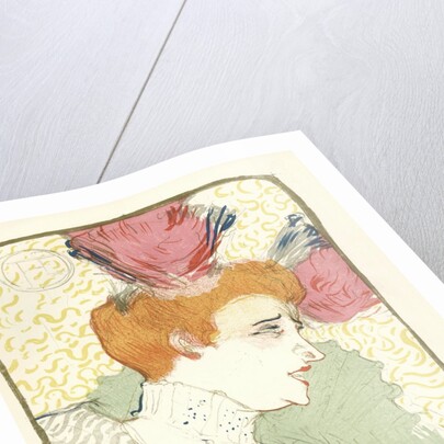 Mlle. Marcelle Lender en Buste by Henri de Toulouse-Lautrec